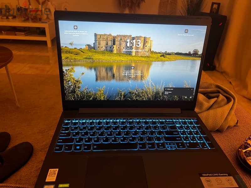 Gaming lenovo ideapad L340 used couple of times ,brand new, بالكرتونه 0