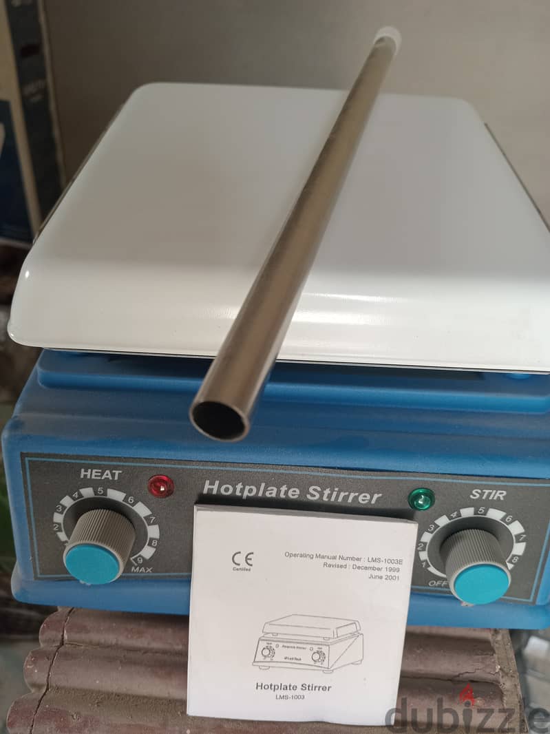 جهاز سخان مع مقلب مغناطيسي. Hotplate with magnetic stirrer 0