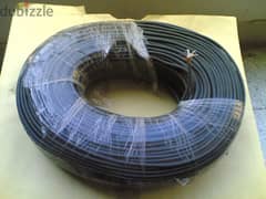 coaxial cable 18/0.1 mmx5 conductors untinned copper+ braid shield.