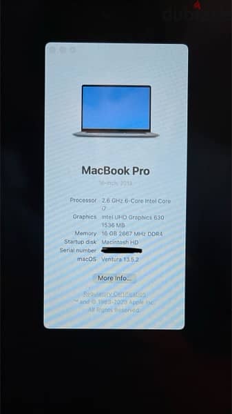 MacBook Pro 2019 (16-inch, 16GB RAM, 512GB) 2
