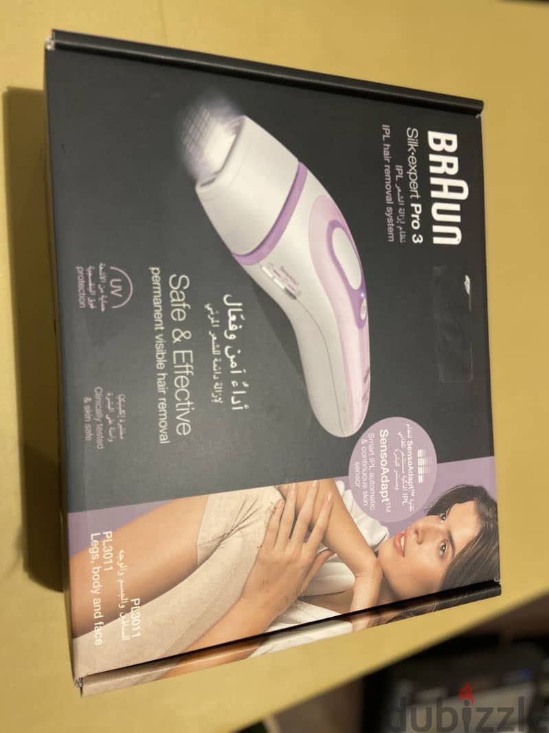 Braun Silk-Expert pro3 جهاز ازالة الشعر ليزر براون برو٣ 3