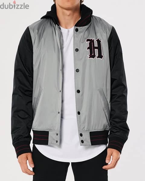 Hollister original jacket XL + tags  جاكيت هوليستر اوريجينال بالتيكيت 3