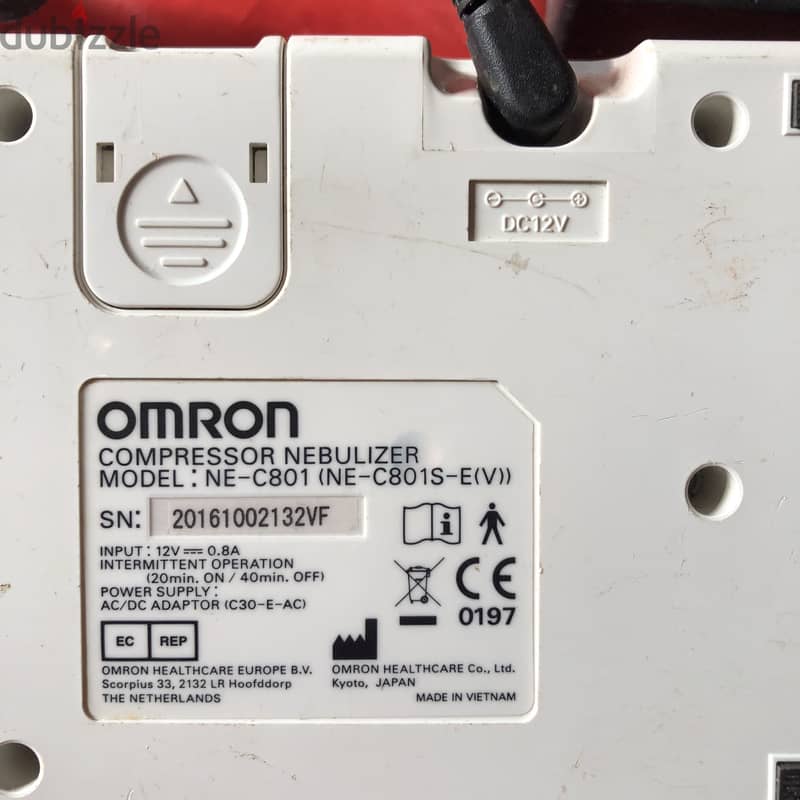 Omron C801 Kid CompAir Compressor Lightest Omron compressor nebuliser 2