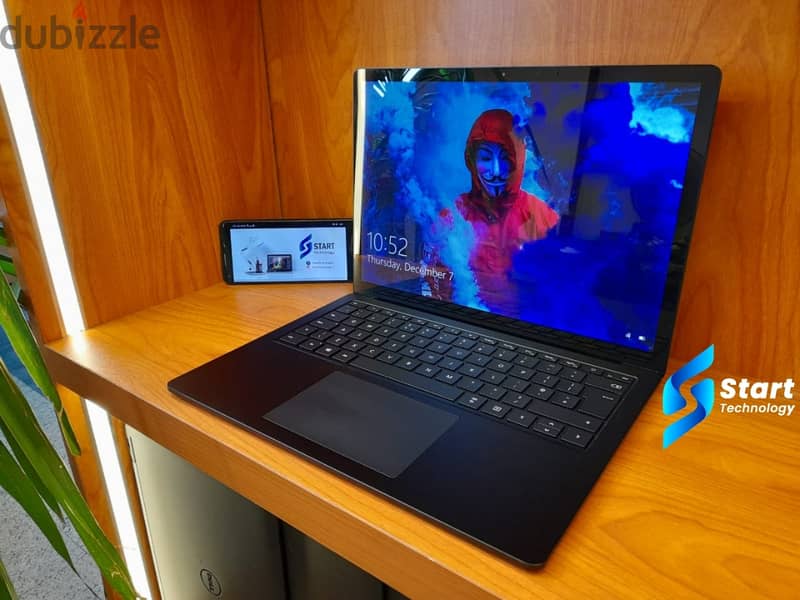 لابتوب جيل عاشرتاتش متوفر بلونين اسود وفضي  Microsoft Surface Laptop 3 5