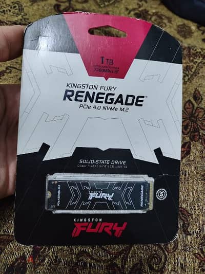 kingston fury renegade 1TB PCIe Gen 4.0 NVMe M. 2 Gaming SSD