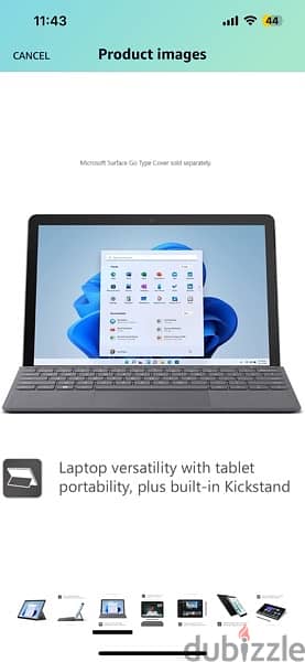 Microsoft Surface GO 3- 8 GB RAM- 128GB (Keyboard added) 0