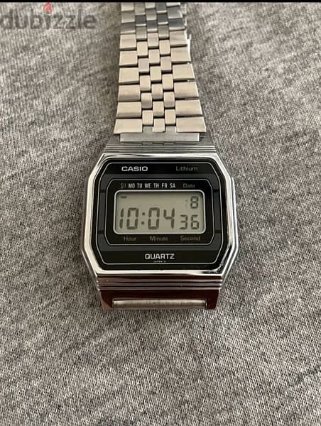 Casio B-817 Lcd Digital Watch Mod 155 Japan Made Vintage 1984 5