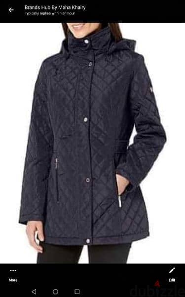 Navy Blue Original CK Coat size S