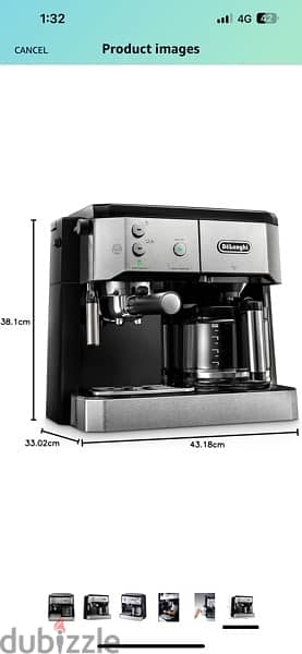 Delonghi BCO421 + Delonghi kg89 grinder 1