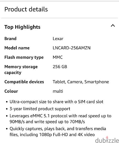 Nano memory card 1