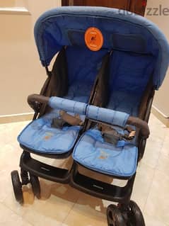 عربية مزدوجة double stroller