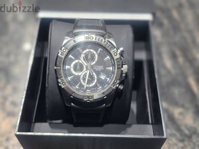 Citizen Analog Black Dial Men's Watch ساعة سيتزين رجالى أوريجنال