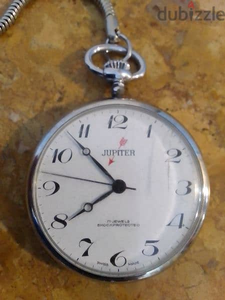 ساعة جيب ماركة JUPITER  سويسري 3
