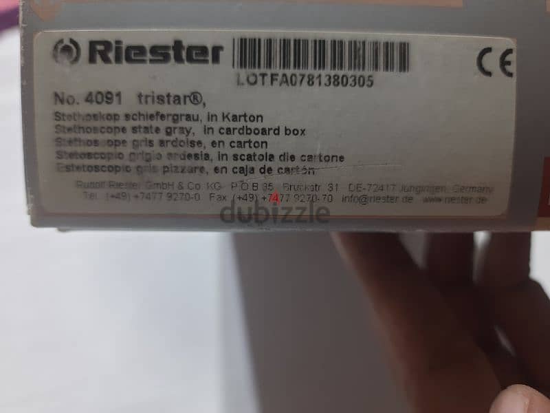 Riester tristar stethoscope original سماعة طبية ريختر اوريجينال 2