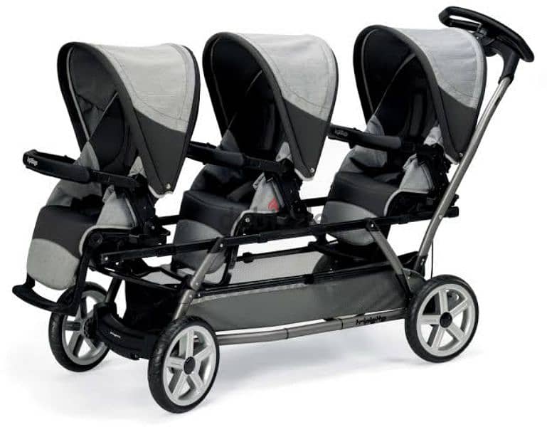 triplets stroller 0