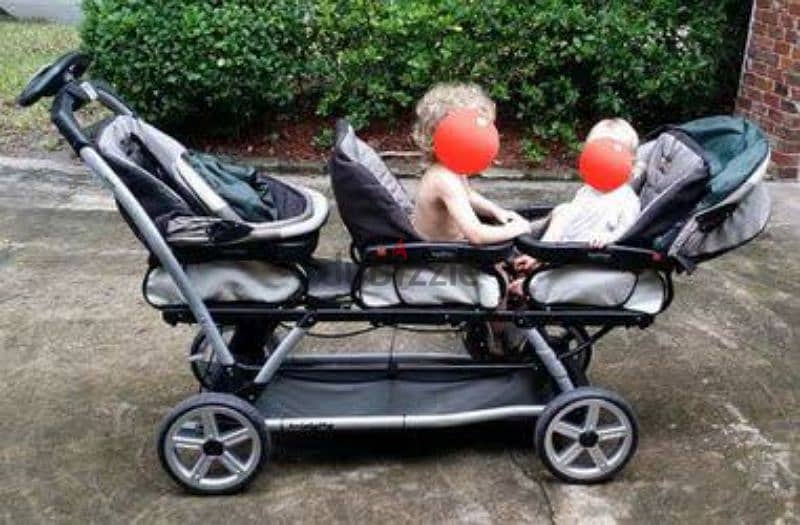 triplets stroller 1