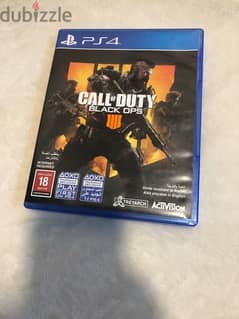 ps4 cd call of duty black ops 4