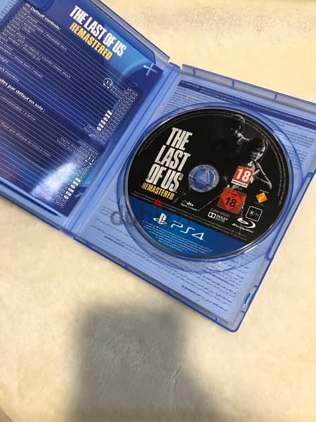 PS4 cd the last of us remastered 1