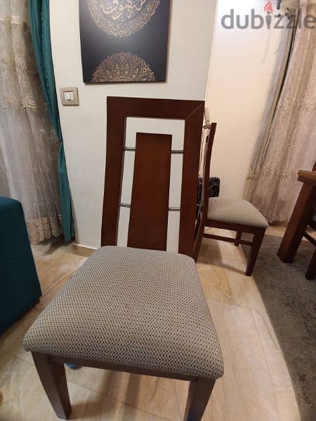 غرفة سفره ٨ كراسي (تخفيض خلال شهر ٥ ٦  يلا بينا)Dinning room 5