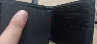 original BOSS Italian leather wallet 0