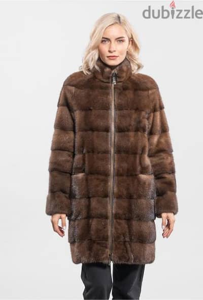 fur long coat