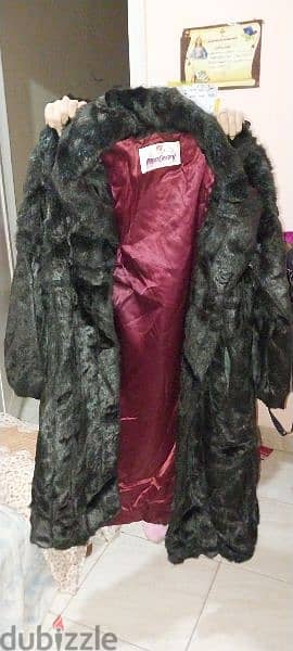 fur long coat 2