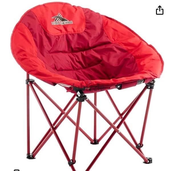 HIGH SIERRA Foldable Fishing Chair Red 0