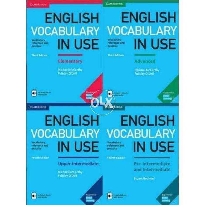 English vocabulary in use 4 books + الصوتيات 0