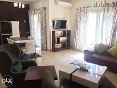 For Rent Furnished Apartment Two Bedrooms in Compound The Village 0