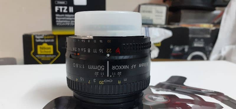 Nikon lens 50mm D لينس نيكون 50ملي مانيول 3