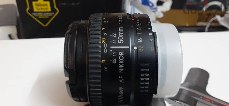 Nikon lens 50mm D لينس نيكون 50ملي مانيول 4