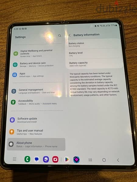 Samsung Galaxy Z Fold 4, 1 TB, 2 physical sim cards perfect conditions 17