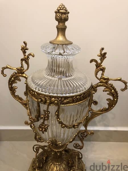 Sheffield Home Decor Vase gold plated metal 2