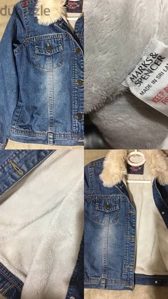 Jeans padded jacket (new) Marks&Spencer چاكيت جديد مستورد 1