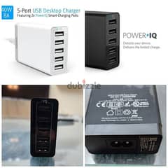 anker 5-Port USB Desktop Charger
Featuring 2x PowerlQ Smart-Charging 0