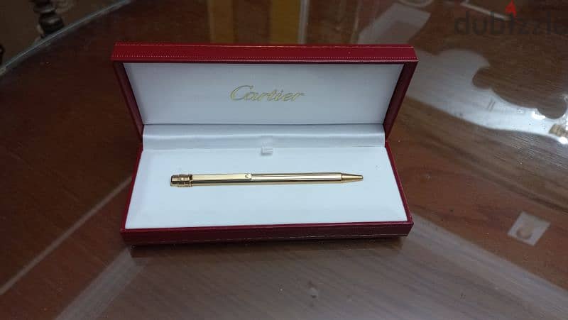 Cartier Pen Original Gold "new" 3