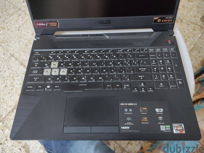 laptop  asus TUF Gaming A15 rtx 3060  اقوى واعلى نسخه من لابتوب اسوس 5