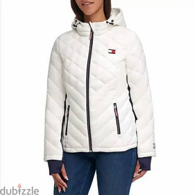 Tommy Hilfiger white Woman Jacket-Original "Made in Vietnam"-Size XXL