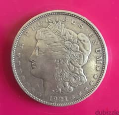 Collectors item: Morgan silver 1921 US$