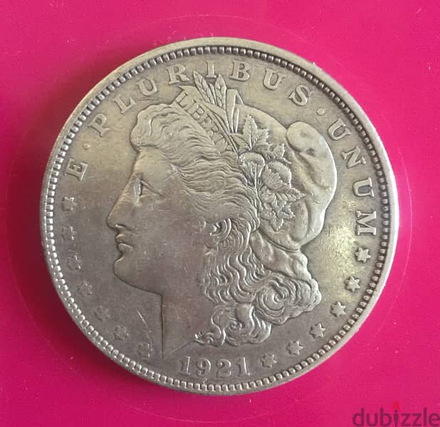 Collectors item: Morgan silver 1921 US$ 0