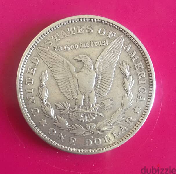 Collectors item: Morgan silver 1921 US$ 1