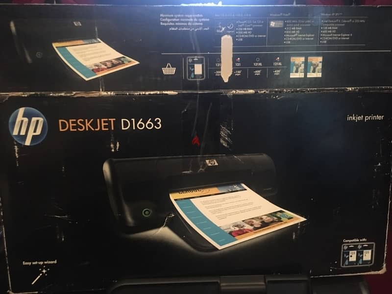 طابعتين ( DESKJET D1663 hp ) زيرو 2