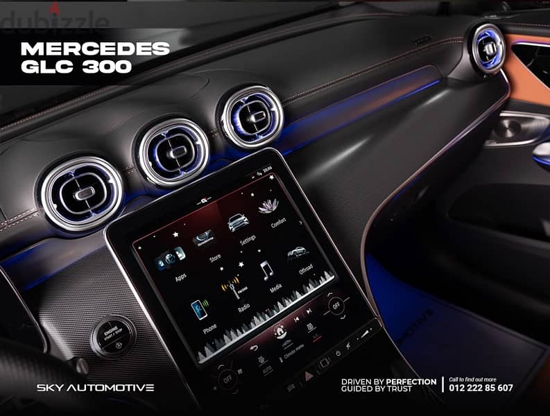 Mercedes GLC 300 Model Year 2023 loaded only 5000 km مرسيدس 3