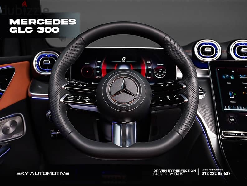 Mercedes GLC 300 Model Year 2023 loaded only 5000 km مرسيدس 5