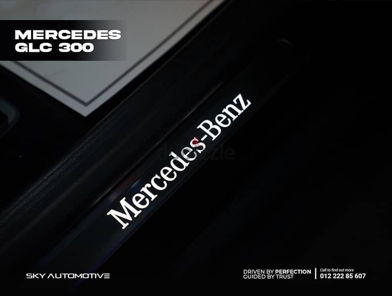 Mercedes GLC 300 Model Year 2023 loaded only 5000 km مرسيدس 9