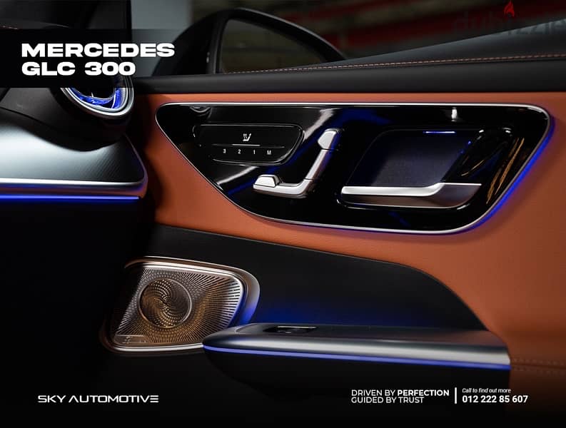 Mercedes GLC 300 Model Year 2023 loaded only 5000 km مرسيدس 10