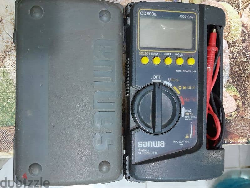 جهاز افوميتر متعدد ياباني multimeter SANWA CD800A - معدات صناعية ...