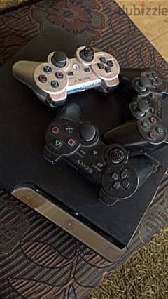 ps3 slim with 3 controllers and 13games,very goodcondition