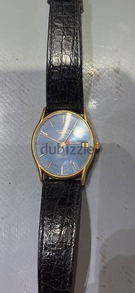 vintage men fancy gold  longine watch 1