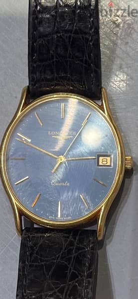 vintage men fancy gold  longine watch 2